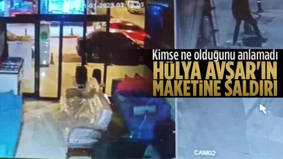 Hülya Avşar ın karton maketini tekme ve yumruklu saldırı Ankara Masası