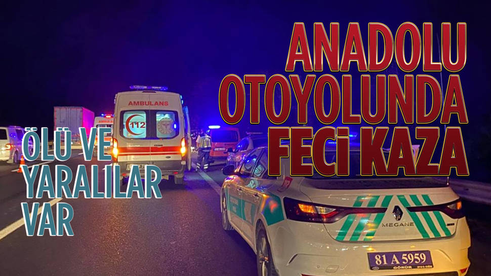 Anadolu Otoyolu Nda Feci Kaza Ankara Masas