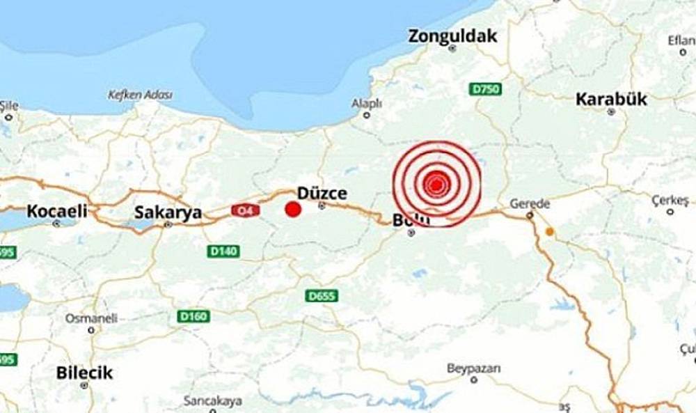 Boluda Korkutan Deprem