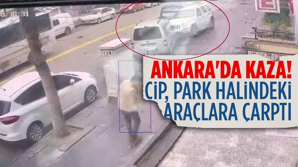 Ankara Da Kontrolden Kan Cip Park Halindeki Araca Arpt