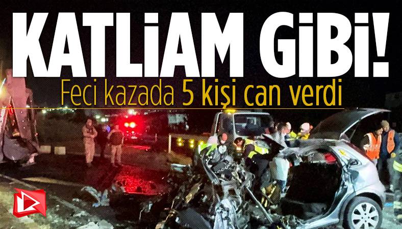 Tekirdağ da katliam gibi kaza 5 kişi öldü Ankara Masası