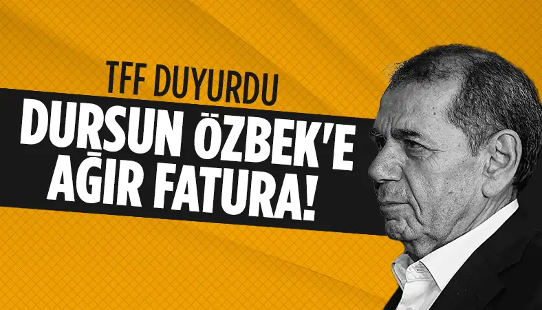 Dursun Özbek konuştu TFF cezayı kesti Ankara Masası