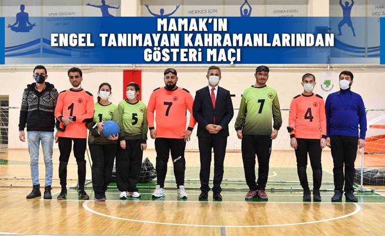 Mamak Belediyesi Görme Engelliler Spor Kulübü'nden ilk gösteri maçı