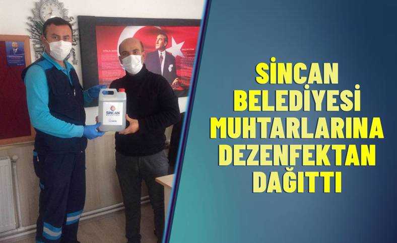 Sincan Belediyesi Kovid-19 mücadelesine desteğini sürdürüyor