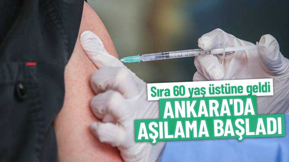 Kovid-19 aşılamasında sıra 60 yaş üzeri vatandaşlarda