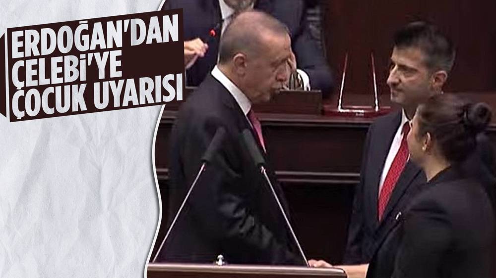 Erdoğan'dan, Mehmet Ali Çelebi'ye çocuk uyarısı 