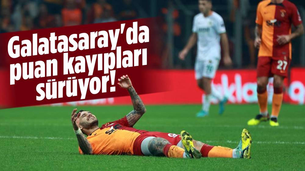 Galatasaray, Alanyaspor ile berabere kaldı