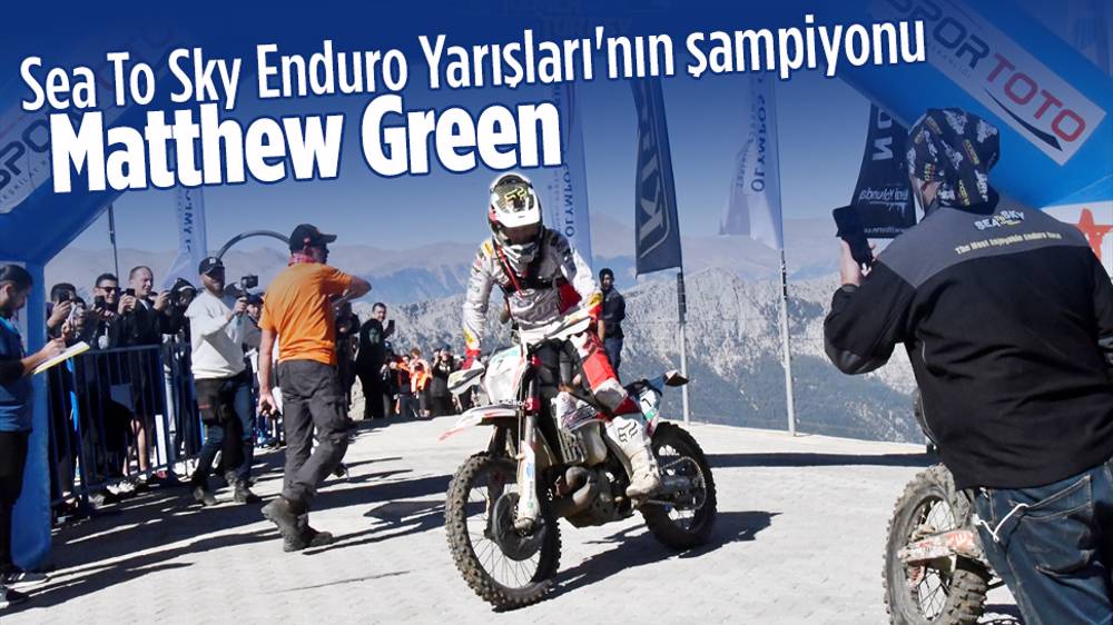 Sea To Sky Enduro Yarışları'nın şampiyonu Matthew Green