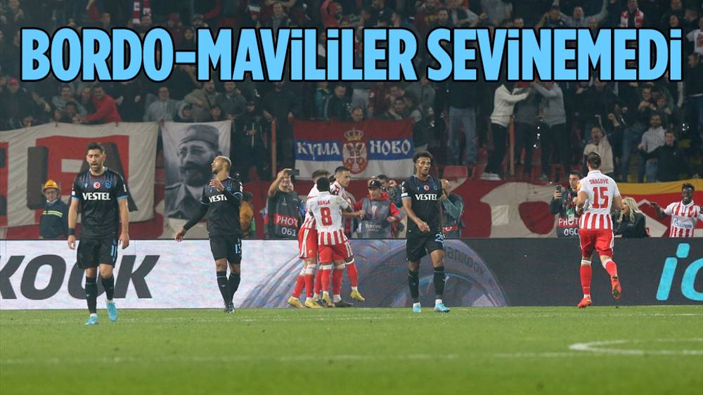 Trabzonspor 2-1 mağlup oldu