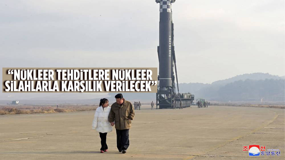 Kim,''Nükleer tehditlere nükleer silahlarla karşılık verilecek''