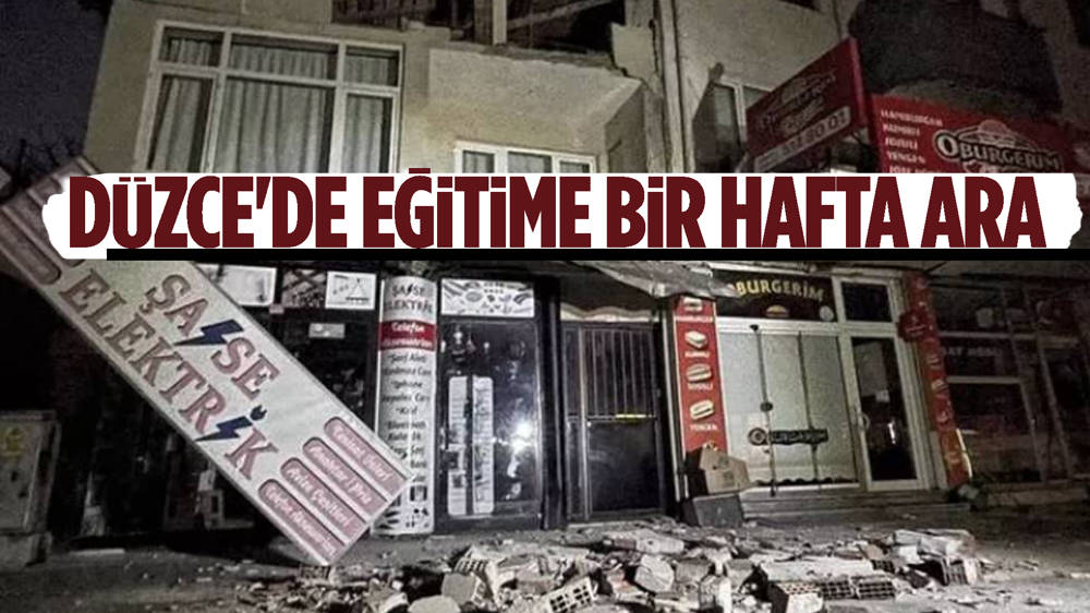 Düzce'de eğitime bir hafta ara verildi