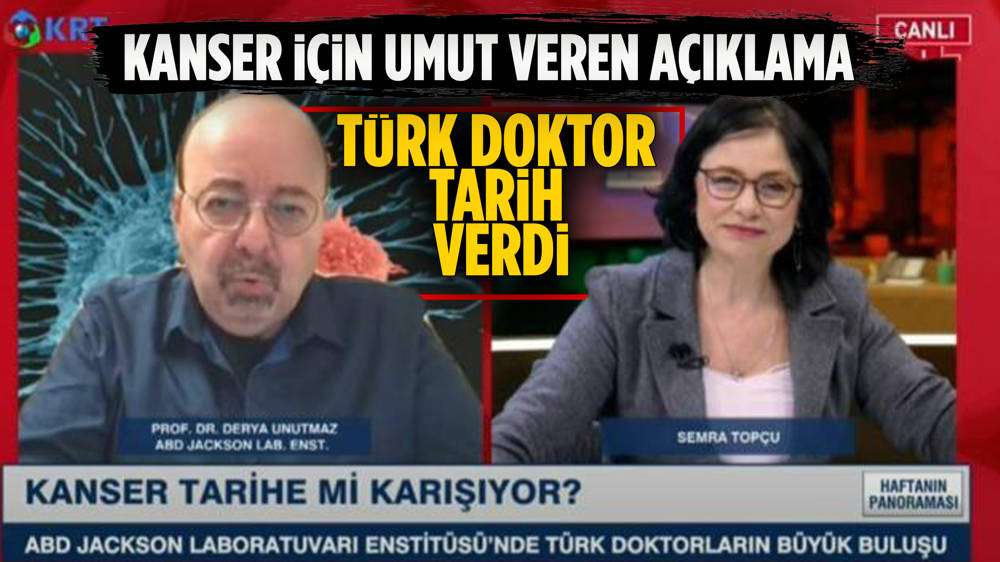 Türk doktordan kansere karşı umutlandıran açıklama