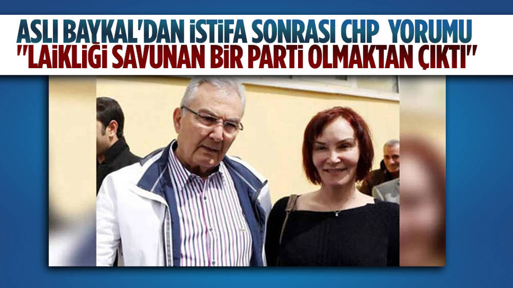 Aslı Baykal'dan istifa sonrası CHP yorumu 