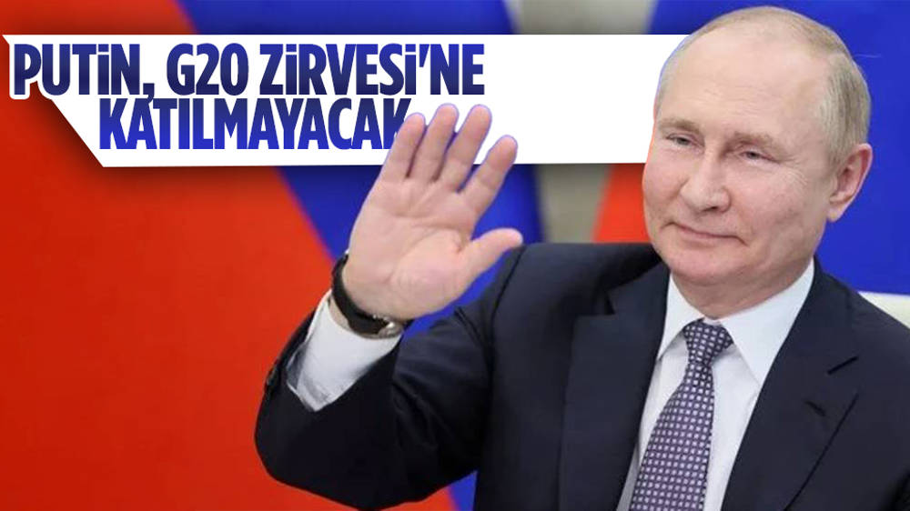 Putin, Endonezya'daki G20 Zirvesi'ne katılmayacak