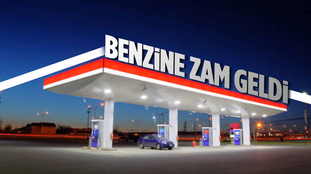 Benzine zam geldi