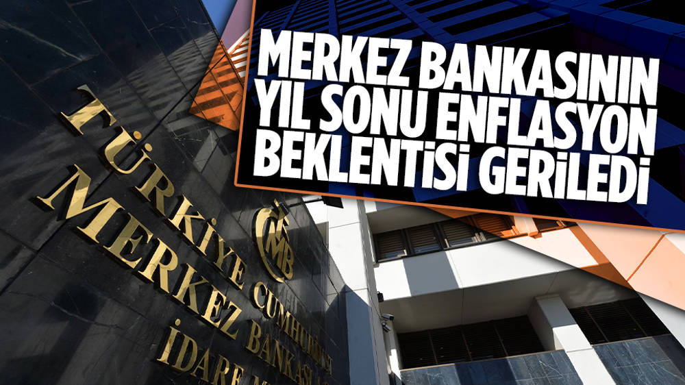 Merkez Bankasının yıl sonu enflasyon tahmini geriledi