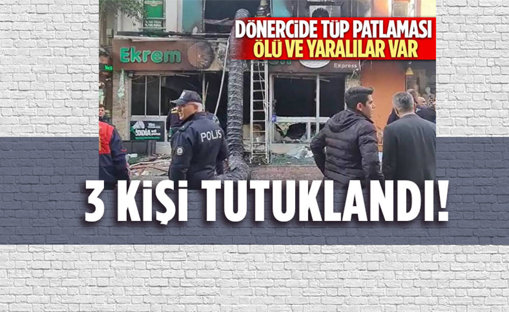 Aydın'da restorandaki patlamayla ilgili 3 şüpheli tutuklandı