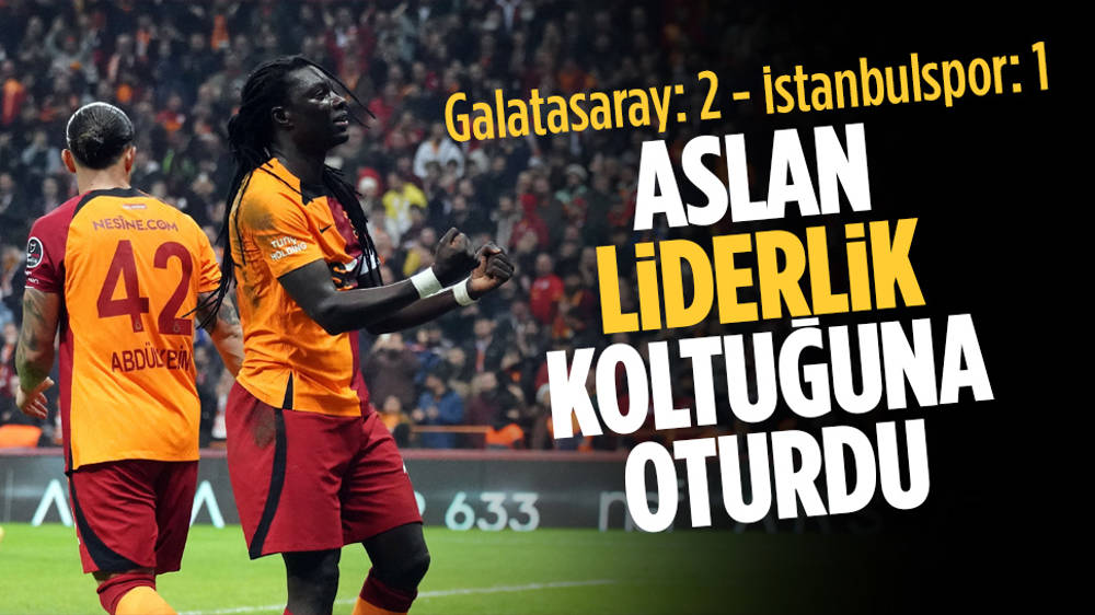 Galatasaray: 2 - İstanbulspor: 1