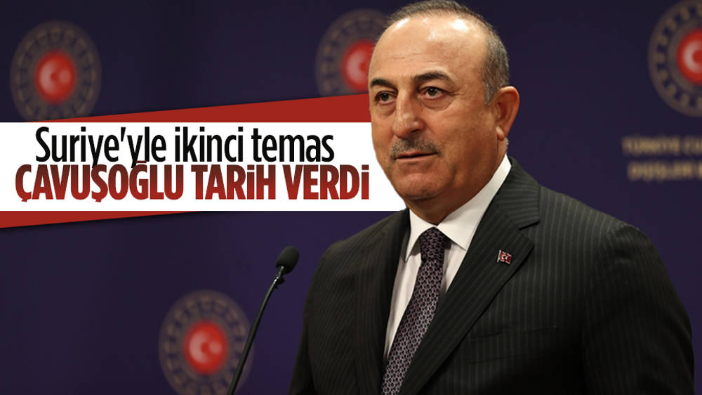 Mevlüt Çavuşoğlu, Suriye'yle ikinci temas için tarih verdi