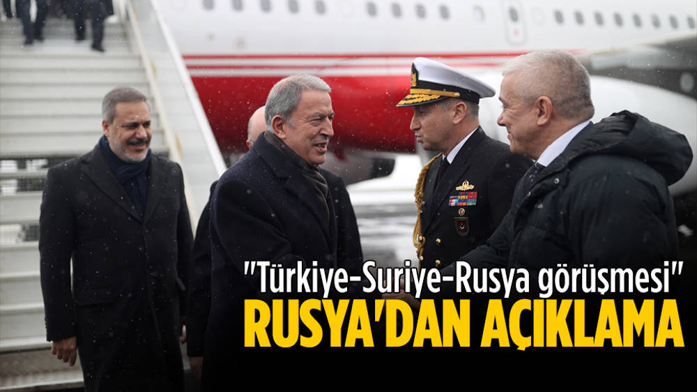 Rusya’dan "Türkiye-Suriye-Rusya görüşmesi" açıklaması