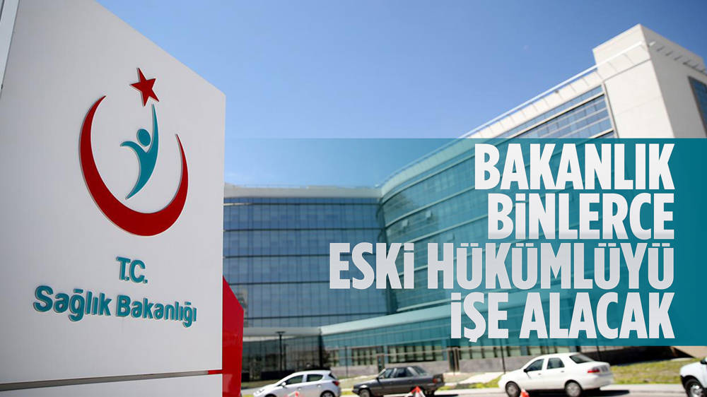 Sağlık Bakanlığı eski hükümlü/TMY statüsünde 1468 sürekli işçi alacak