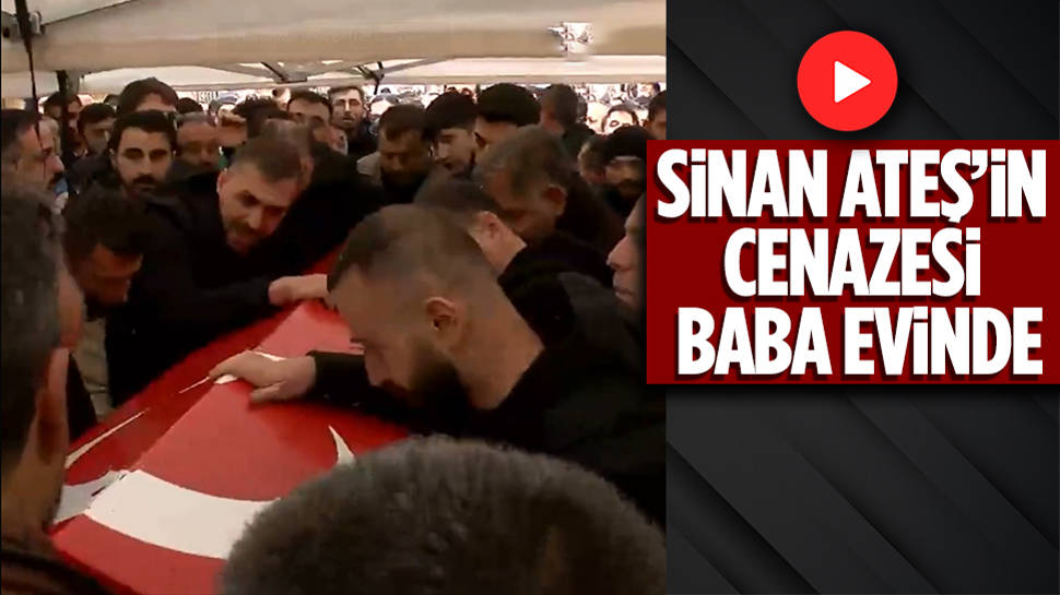 Sinan Ateş'in cenazesi helallik için Bursa'daki baba evine getirildi! Gözyaşları sel oldu