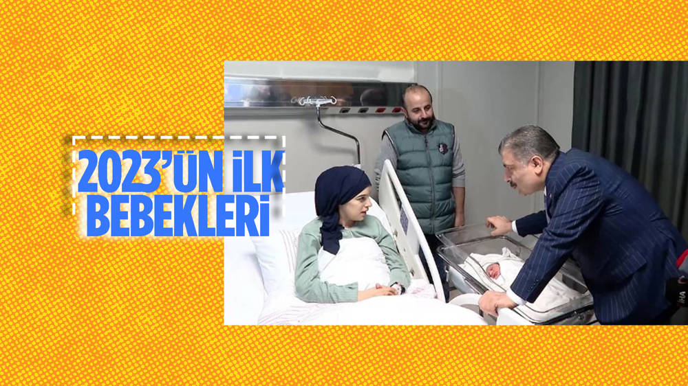 Yeni yılın ilk bebekleri dünyaya geldi