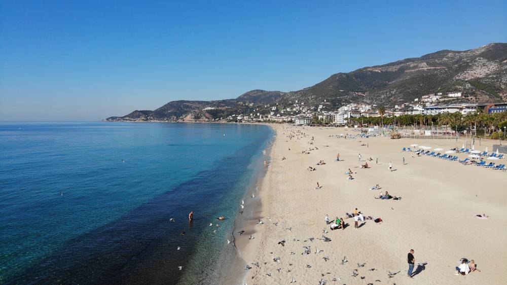 Yılın son gününde deniz keyfi