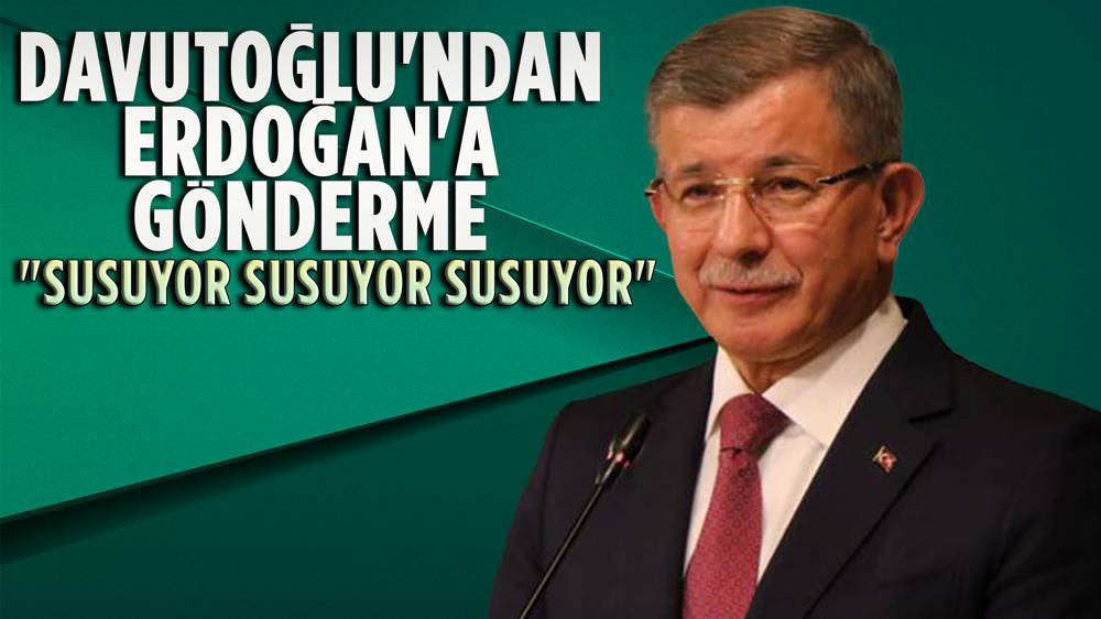 Davutoğlu’ndan, Erdoğan’a tepki 