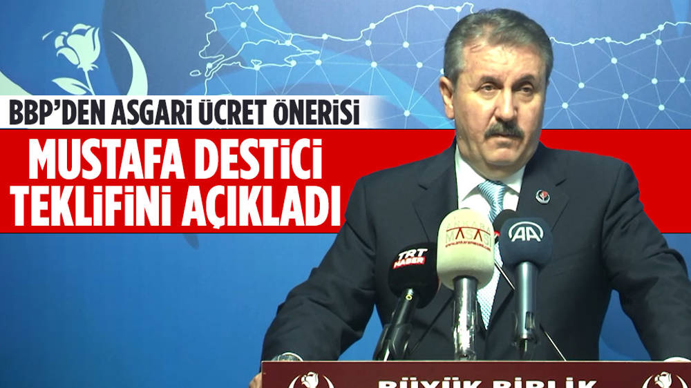 Destici: ​​"8 bin 250 lira civarında bir rakamı teklif ediyoruz"