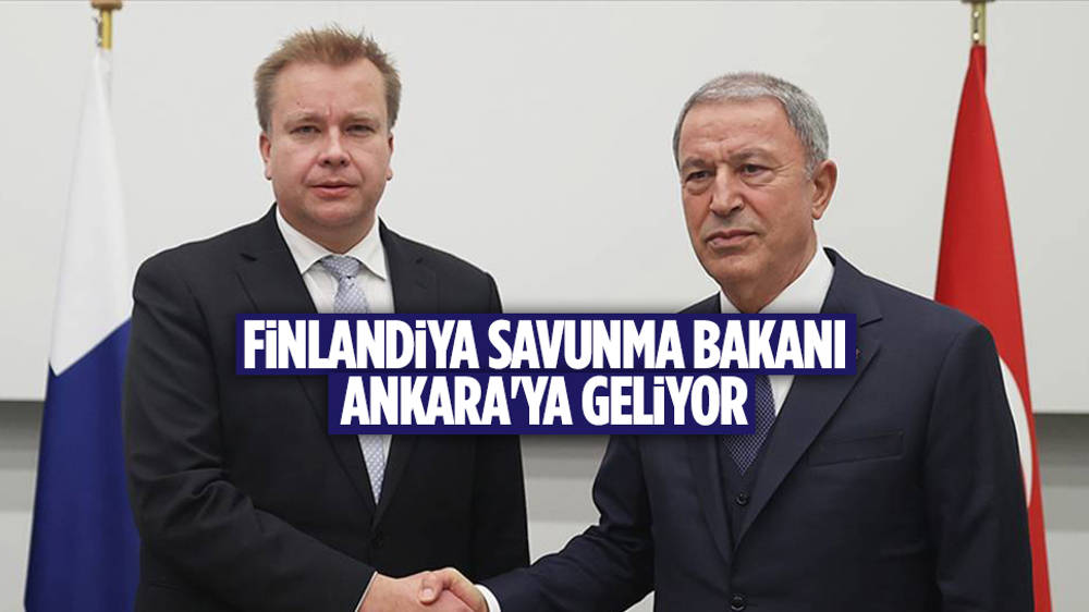 Finlandiya Savunma Bakanı Türkiye'ye geliyor