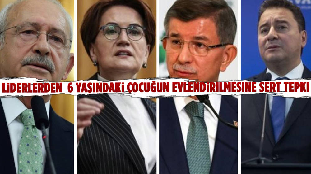 Liderlerden 6 yaşındaki çocuğun evlendirilmesine ilişkin paylaşımlar