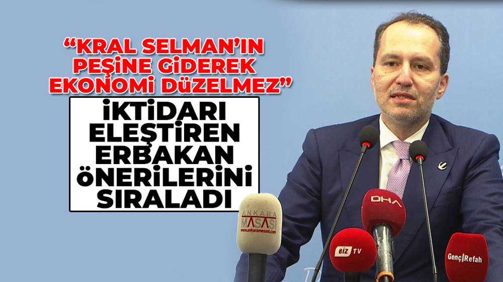 Fatih Erbakan'dan iktidara ekonomi eleştirileri
