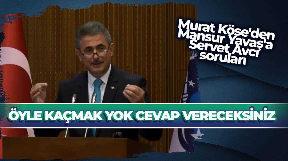 Murat Köse, Mansur Yavaş'a Servet Avcı'nın neden istifa ettiğini sordu