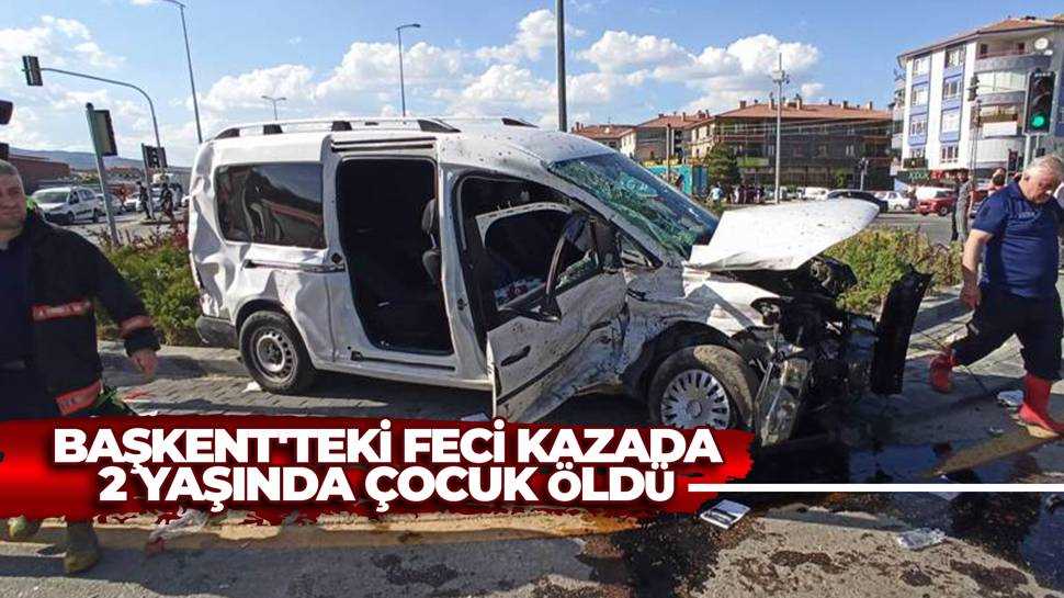 Ankara'da trafik kazası: 1 ölü, 3 yaralı