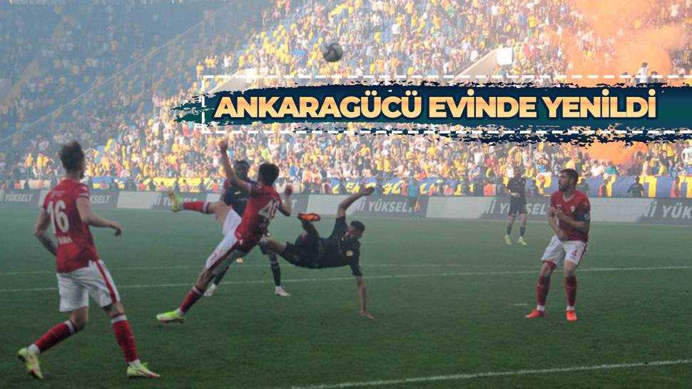 Ankaragücü, Boluspor'a 2-1 mağlup oldu