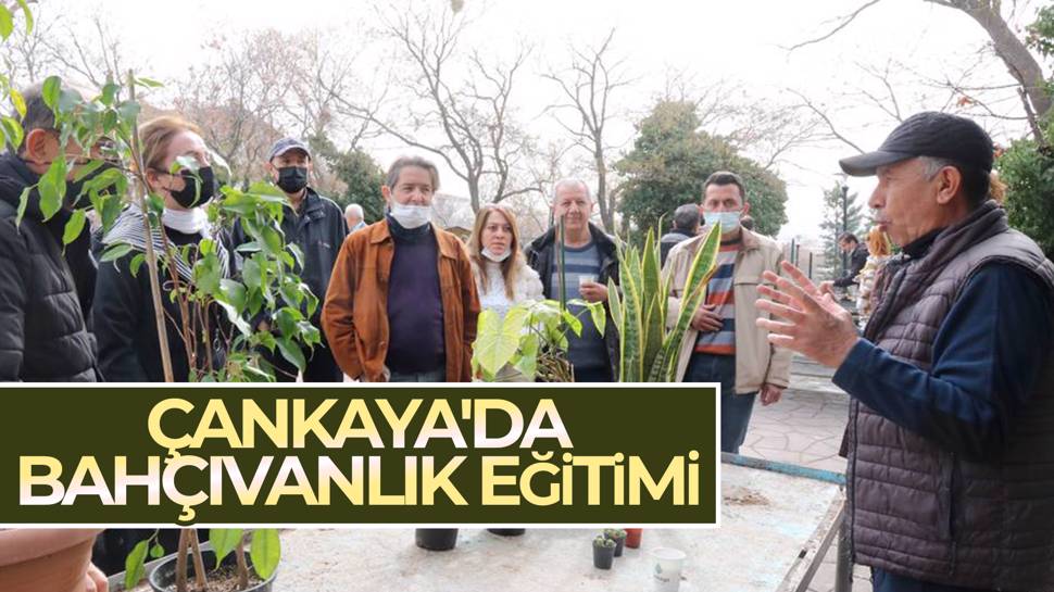 Çankaya'da bahçıvanlık eğitimleri tekrardan başlıyor