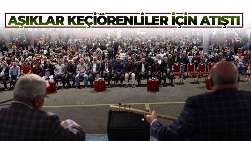 Keçiörenliler aşıklar gecesinde buluştu