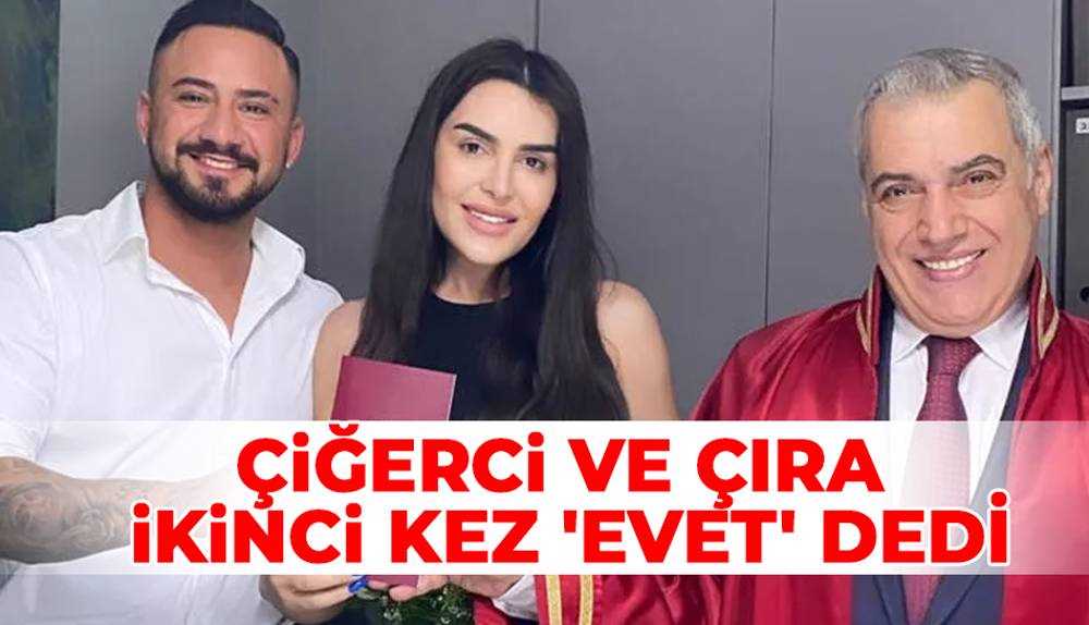 Selin Ciğerci ve Gökhan Çıra ikinci kez nikah masasına oturdu! 