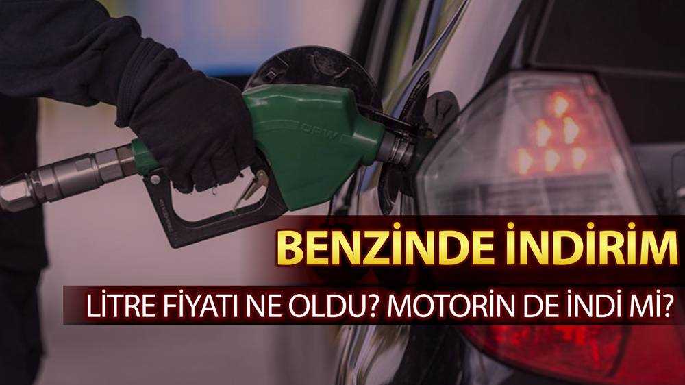 Benzinde indirim...