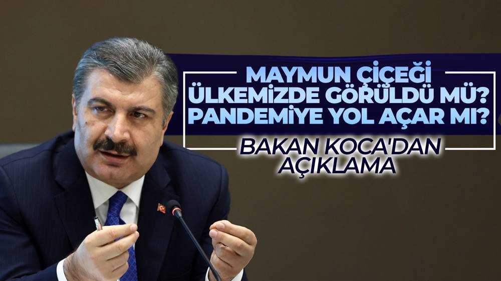 Fahrettin Koca'dan Maymun Çiçeği açıklaması