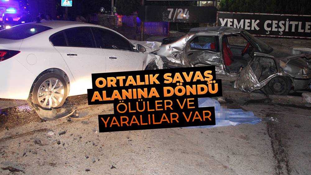 Manisa'da katliam gibi kaza: 4 ölü 2 yaralı