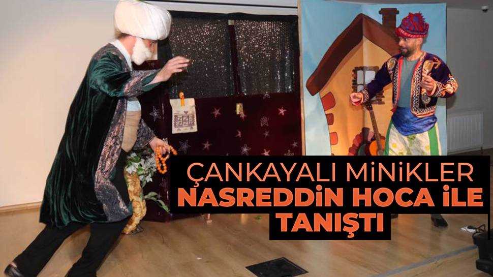 'Nasreddin Hocanın Eşeği' Çankaya sahnesinde çocuklarla buluştu