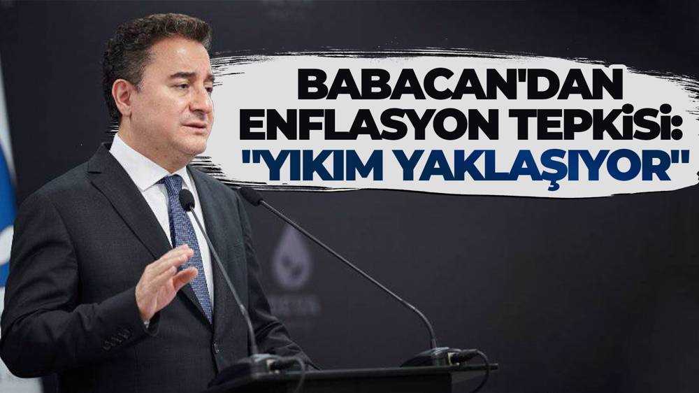 Babacan: Yıkım yaşıyoruz!