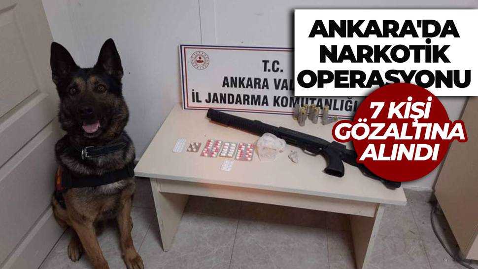 Başkent'te uyuşturucu operasyonu! 