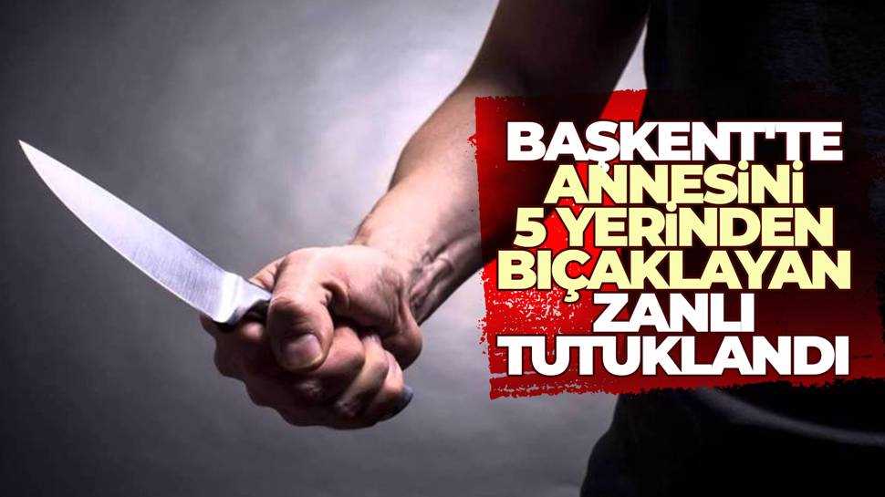 Ankara'da Anneler Günü'nde annesini bıçaklayan şüpheli hakkında gelişme