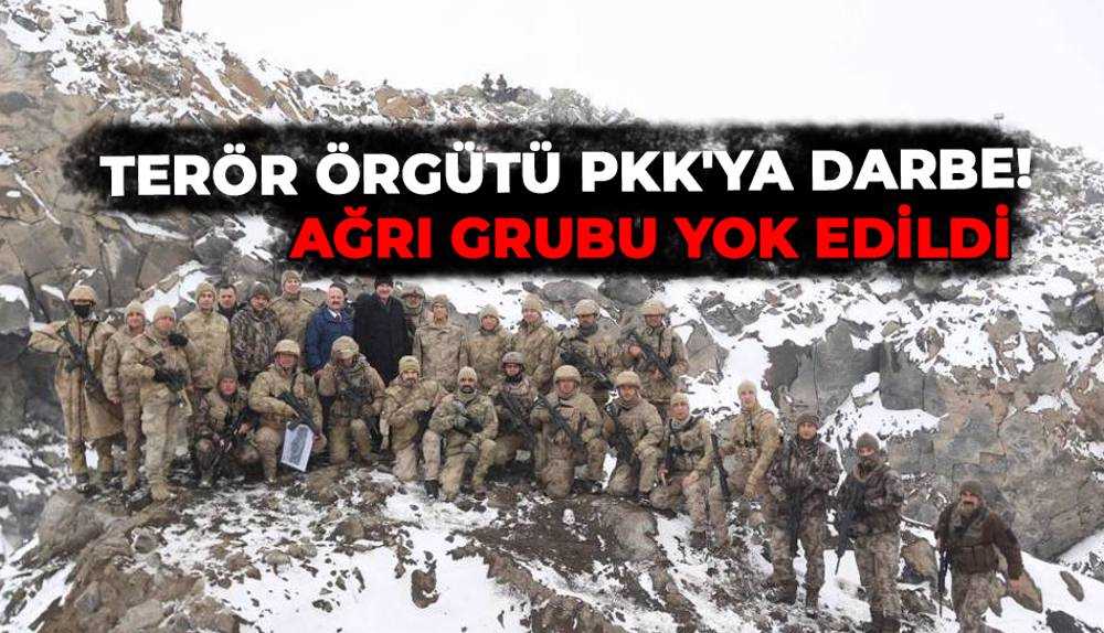 Terör örgütü PKK'ya darbe! Ağrı grubu yok edildi