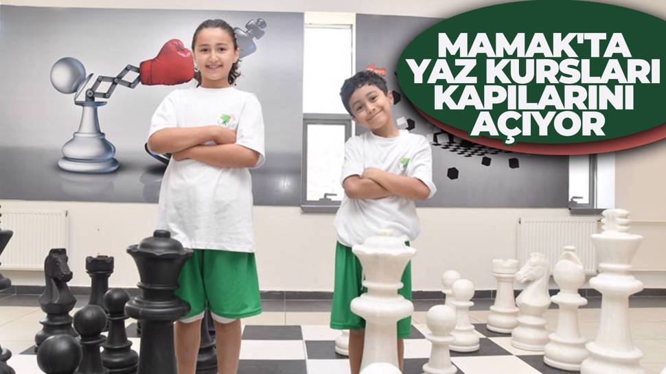 Mamak'ta yaz kursları başlıyor