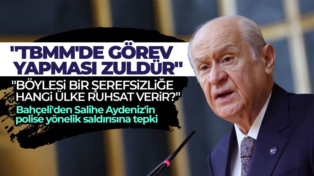 Devlet Bahçeli: TBMM'de görev yapması zuldür