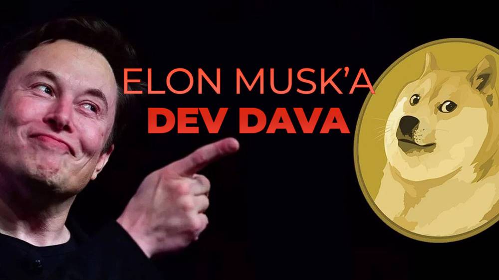 Elon Musk'a 258 milyar dolarlık ''Dogecoin'' davası